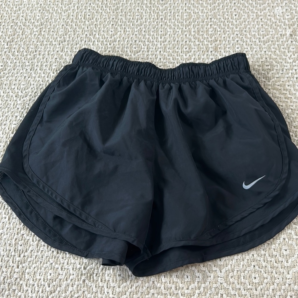 Black Nike athletic shorts